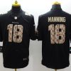 Men's Denver Broncos Peyton Manning #18 Black Jersey