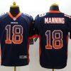 Men's Denver Broncos Peyton Manning #18 Navy Jersey