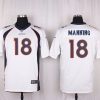 Men's Denver Broncos Peyton Manning #18 White Jersey