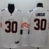 Men's Denver Broncos Phillip Lindsay #30 White Jersey