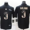 Men's Denver Broncos Russell Wilson #3 Black Jersey