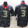 Men's Denver Broncos Russell Wilson #3 Grey Camouflage Jersey