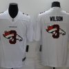 Men's Denver Broncos Russell Wilson #3 White Jersey