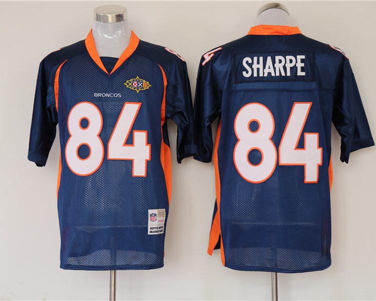 Men's Denver Broncos Shannon Sharpe Mitchell & Ness Navy Legacy Jersey