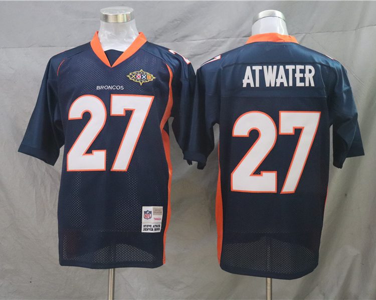 Men's Denver Broncos Steve Atwater Mitchell & Ness Navy Legacy Jersey