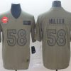 Men's Denver Broncos Von Miller #58 Brown Jersey