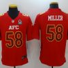 Men's Denver Broncos Von Miller #58 Red Jersey