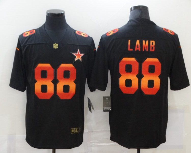 Men's Dallas Cowboys #88 CeeDee Lamb Black Jersey