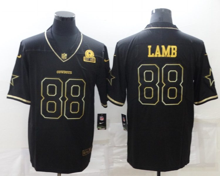 Men's Dallas Cowboys #88 CeeDee Lamb Black Jersey