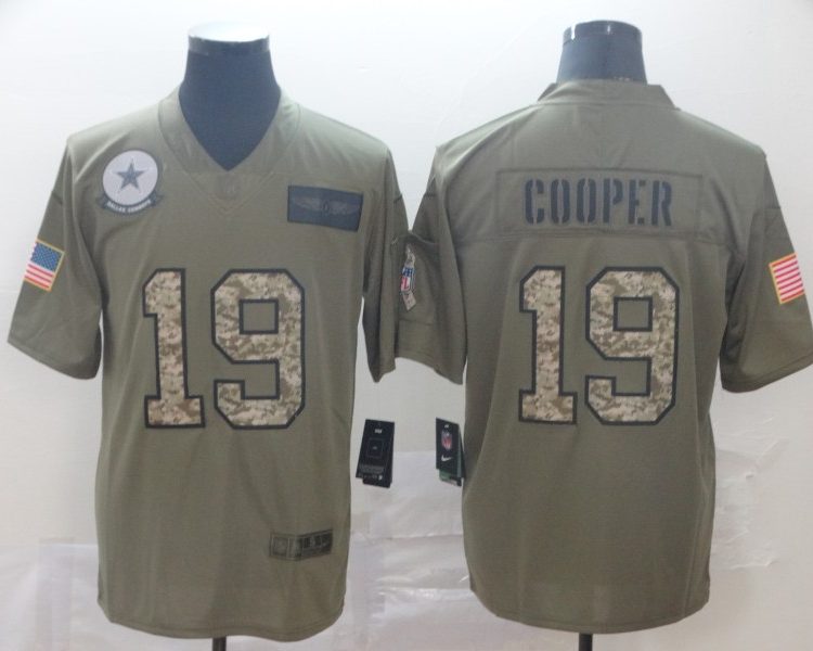 Men's Dallas Cowboys Amari Cooper #19 Brown Alternate Jersey