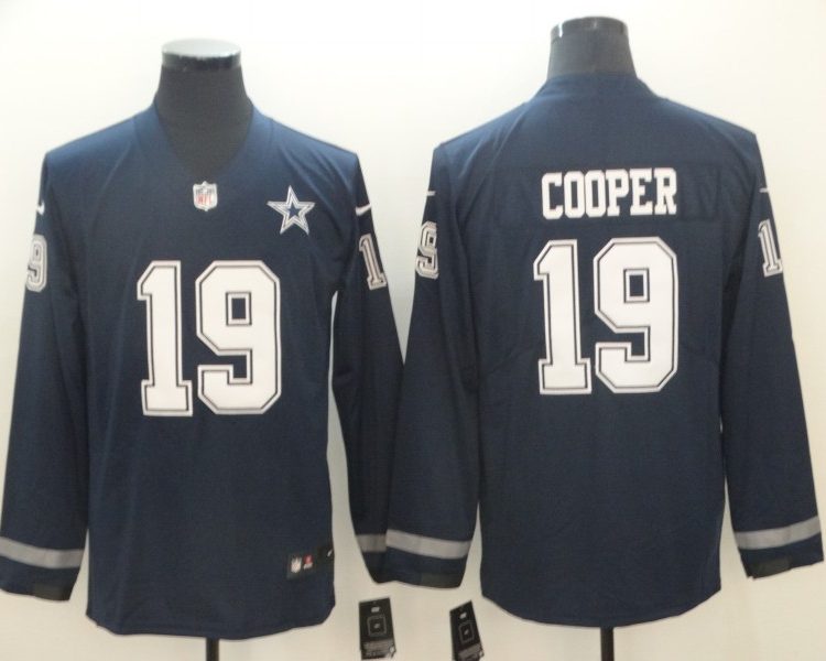 Men's Dallas Cowboys Amari Cooper #19 Navy Jersey