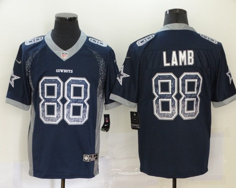 Men's Dallas Cowboys CeeDee Lamb #88 Navy Jersey