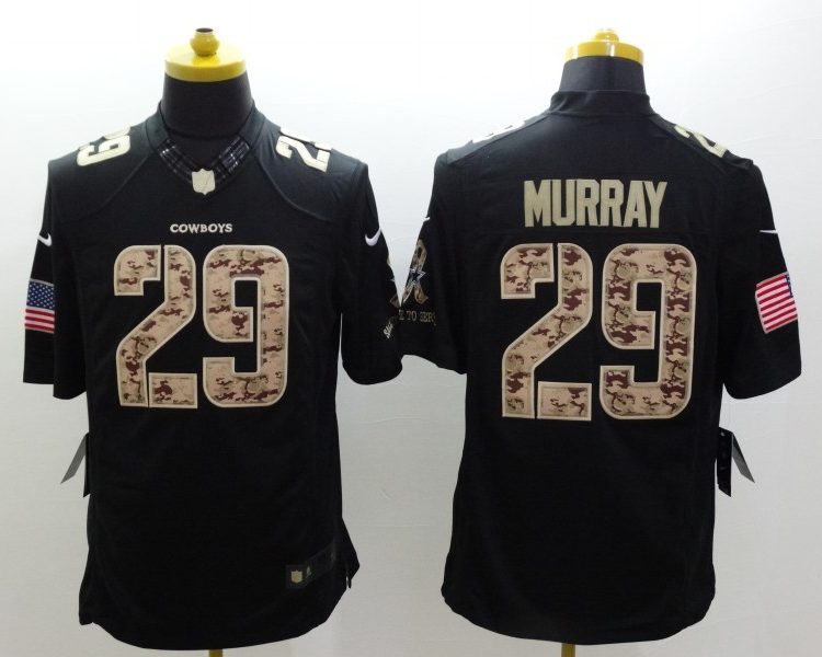 Men's Dallas Cowboys DeMarco Murray #29 Black Jersey