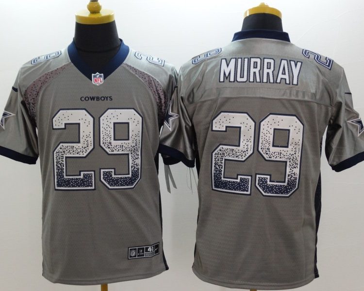 Men's Dallas Cowboys DeMarco Murray #29 Gray Jersey