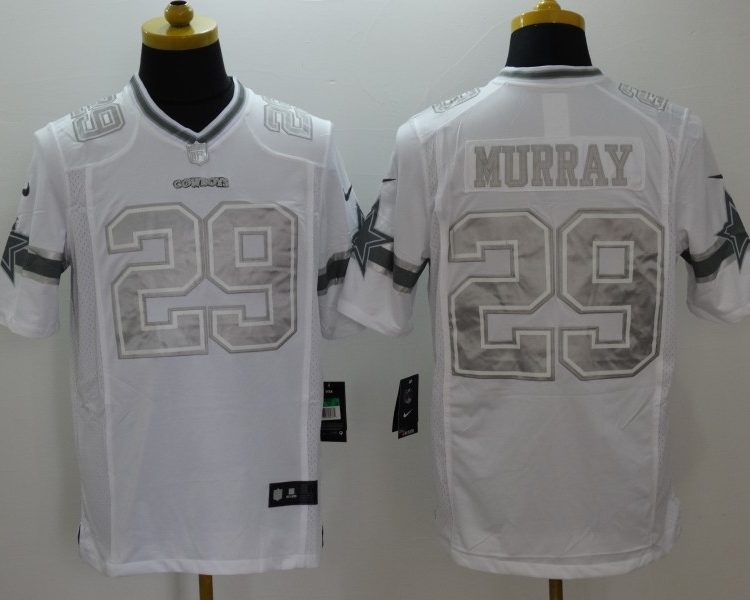 Men's Dallas Cowboys DeMarco Murray #29 White Jersey