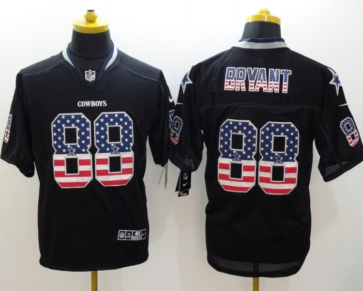 Men's Dallas Cowboys Dez Bryant #88 Black Jersey