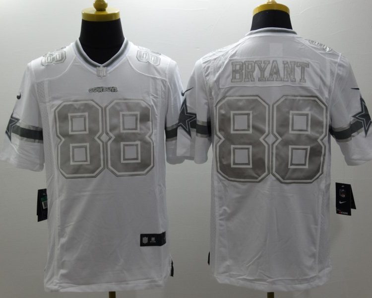 Men's Dallas Cowboys Dez Bryant #88 White Alternate Jersey