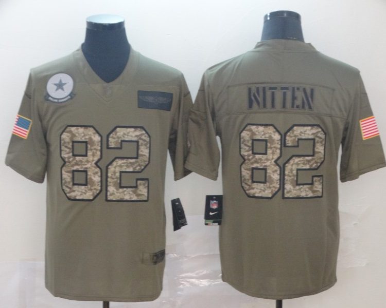 Men's Dallas Cowboys Jason Witten #82 Brown Jersey