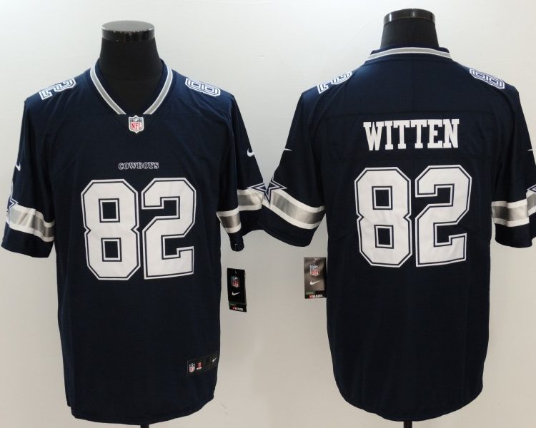 Men's Dallas Cowboys Jason Witten #82 Navy Jersey
