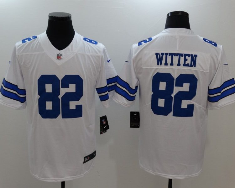 Men's Dallas Cowboys Jason Witten #82 White Jersey