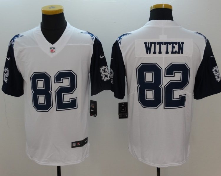 Men's Dallas Cowboys Jason Witten #82 White Jersey