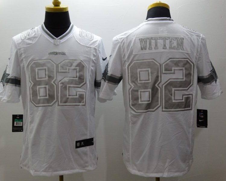 Men's Dallas Cowboys Jason Witten #82 White Jersey