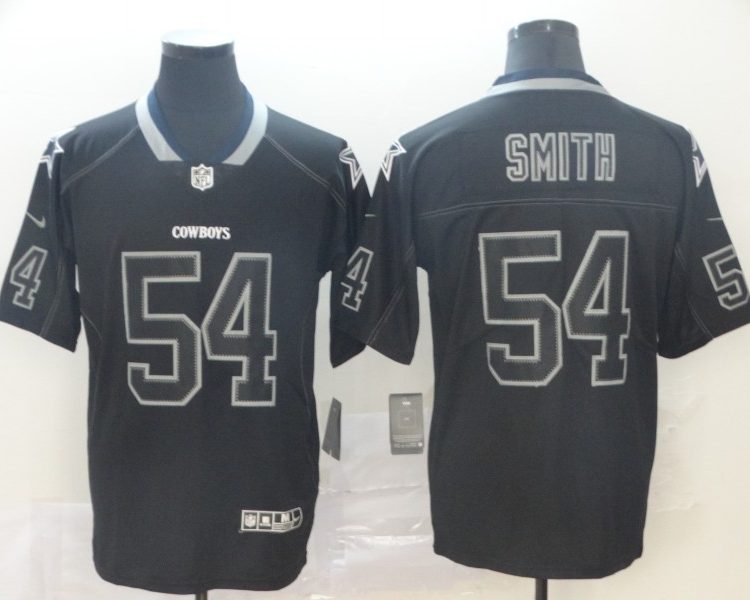 Men's Dallas Cowboys Jaylon Smith #54 Black Team Jersey