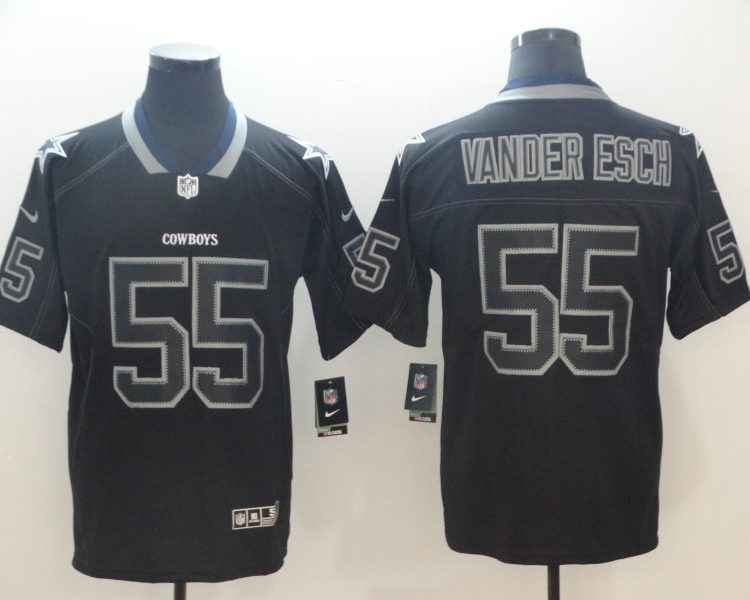 Men's Dallas Cowboys Leighton Vander Esch #55 Black Alternate Jersey