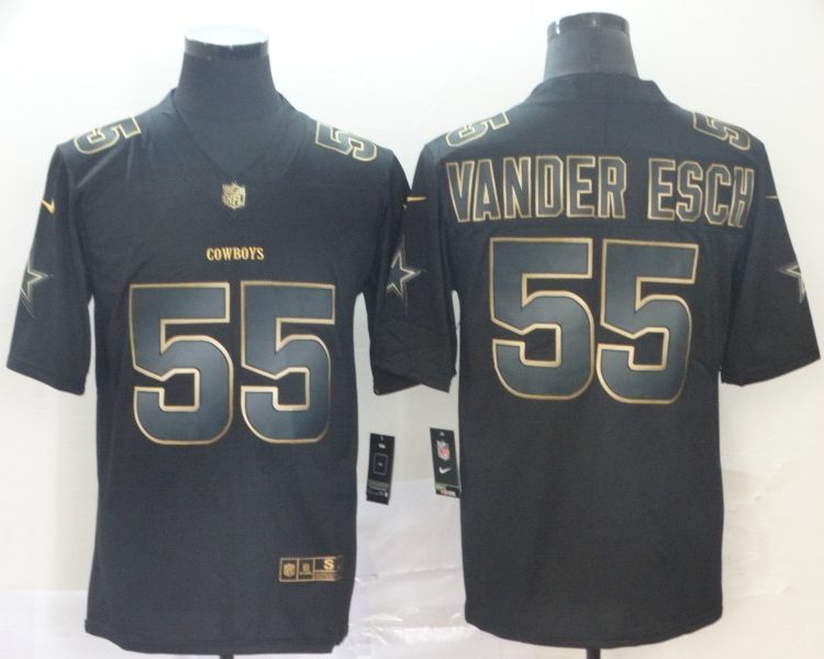 Men's Dallas Cowboys Leighton Vander Esch #55 Black Jersey