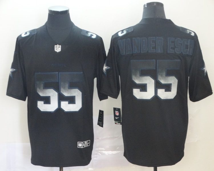 Men's Dallas Cowboys Leighton Vander Esch #55 Black Team Jersey