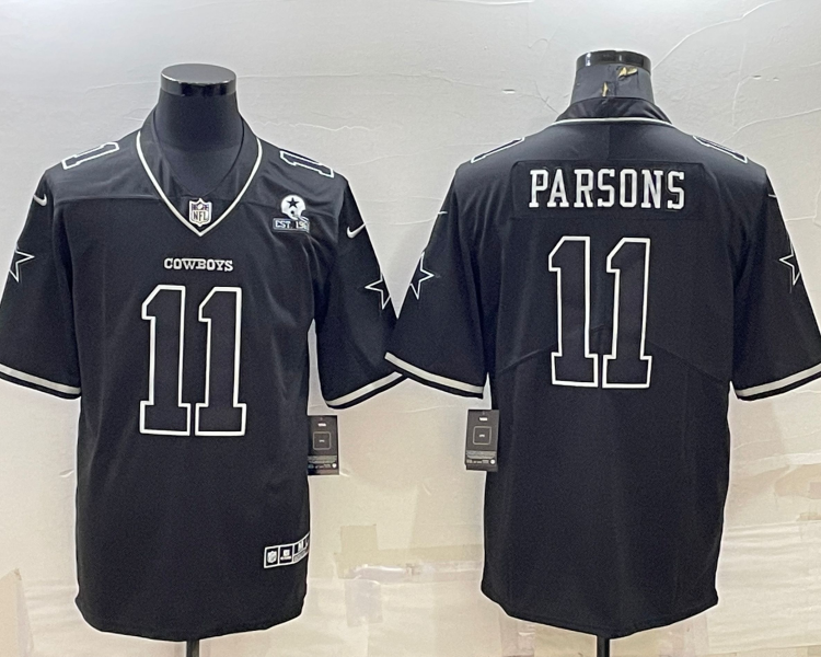 Men's Dallas Cowboys Micah Parsons #11 Black Legend Jersey
