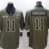 Men's Dallas Cowboys Micah Parsons #11 Brown Jersey