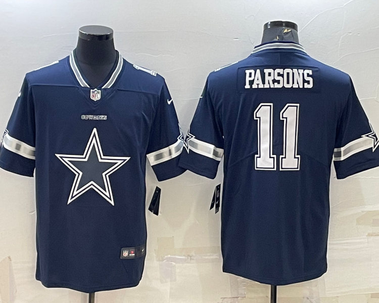 Men's Dallas Cowboys Micah Parsons #11 Navy Jersey