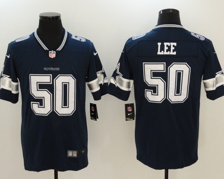 Men's Dallas Cowboys Sean Lee #50 Navy Jersey