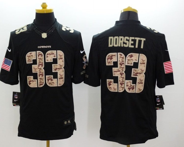 Men's Dallas Cowboys Tony Dorsett #33 Black Jersey