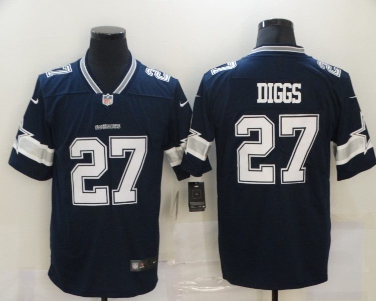Men's Dallas Cowboys Trevon Diggs #27 Navy Jersey