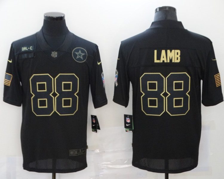 Men's Dallas Cowboys #88 CeeDee Lamb Black Jersey