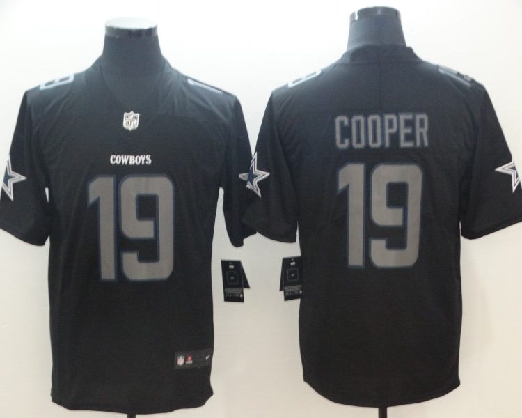 Men's Dallas Cowboys Amari Cooper #19 Black Alternate Jersey