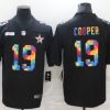 Men's Dallas Cowboys Amari Cooper #19 Black Jersey