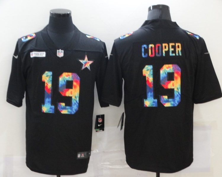 Men's Dallas Cowboys Amari Cooper #19 Black Jersey