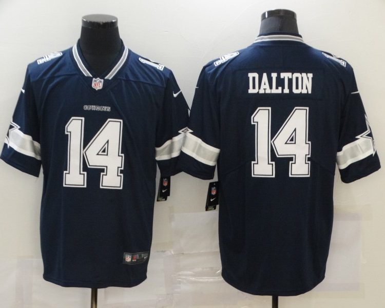 Men's Dallas Cowboys Andy Dalton #14 Navy Jersey