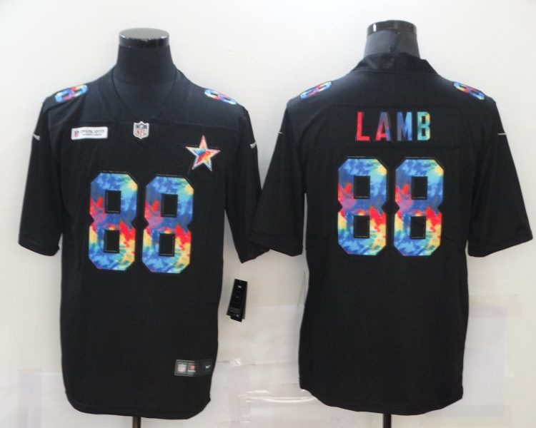 Men's Dallas Cowboys CeeDee Lamb #88 Black Alternate Jersey
