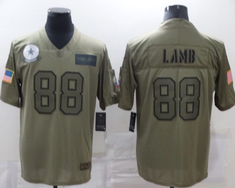 Men's Dallas Cowboys CeeDee Lamb #88 Brown Jersey