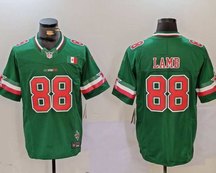 Men's Dallas Cowboys CeeDee Lamb #88 Green Vapor F.U.S.E. Limited Jersey