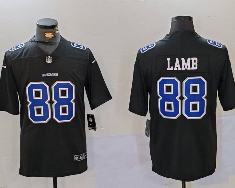 Men's Dallas Cowboys CeeDee Lamb Black Jersey