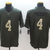 Men's Dallas Cowboys Dak Prescott #4 Army Green Jersey