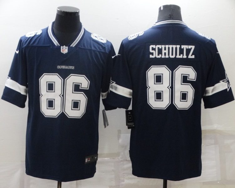 Men's Dallas Cowboys Dalton Schultz #86 Navy Jersey