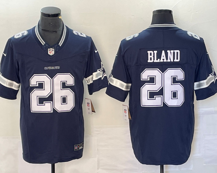 Men's Dallas Cowboys DaRon Bland #26 Navy Jersey