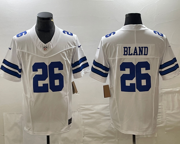 Men's Dallas Cowboys DaRon Bland #26 White Jersey