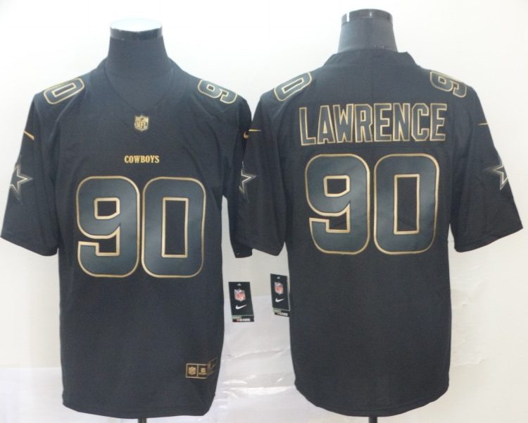Men's Dallas Cowboys DeMarcus Lawrence #90 Black Jersey